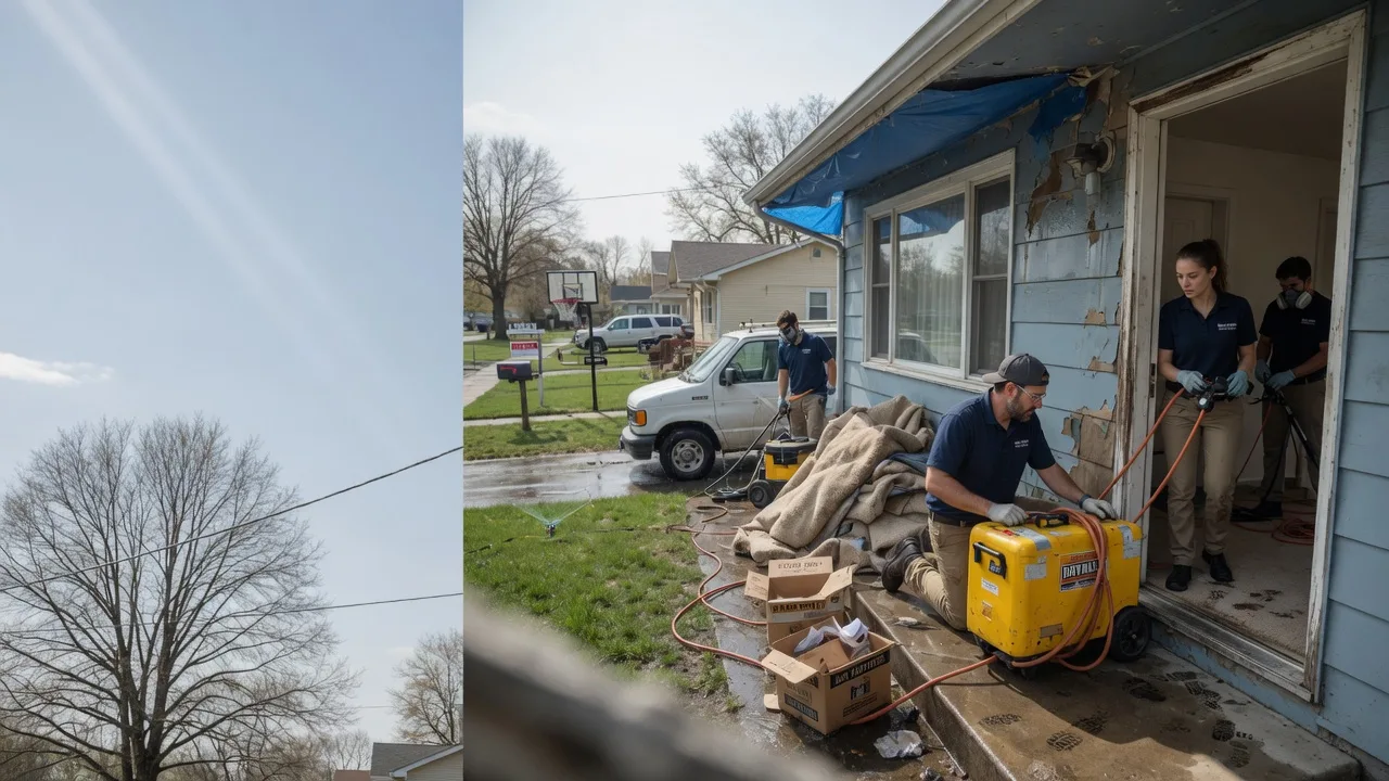Basement Flood Cleanup in Wyco, WV near me